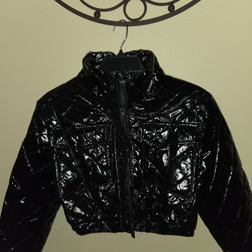 SHEIN Glossy Black Jacket